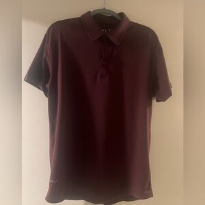 BYLT Basics - Mens Polo Size L (Maroon)